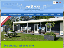 Tablet Screenshot of driesprongdomburg.nl